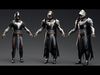 Medium Armored Warrior Knight V1 - Unreal Engine Project Low-poly 3D model_1