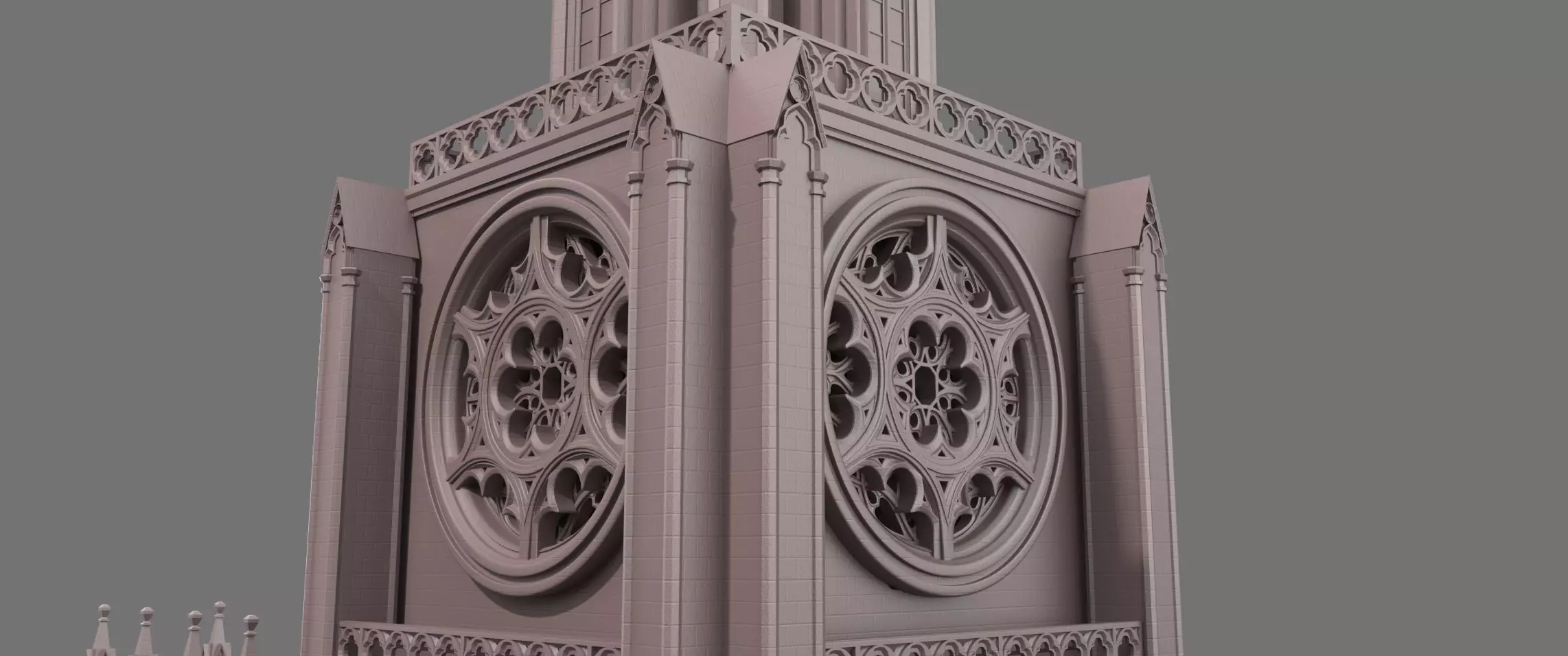 Gothic  architecture 3D model_5