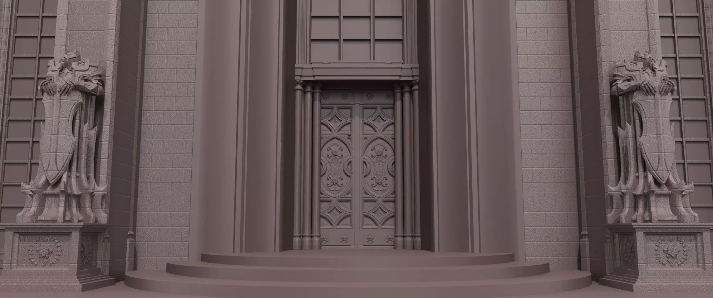 Gothic  architecture 3D model_3