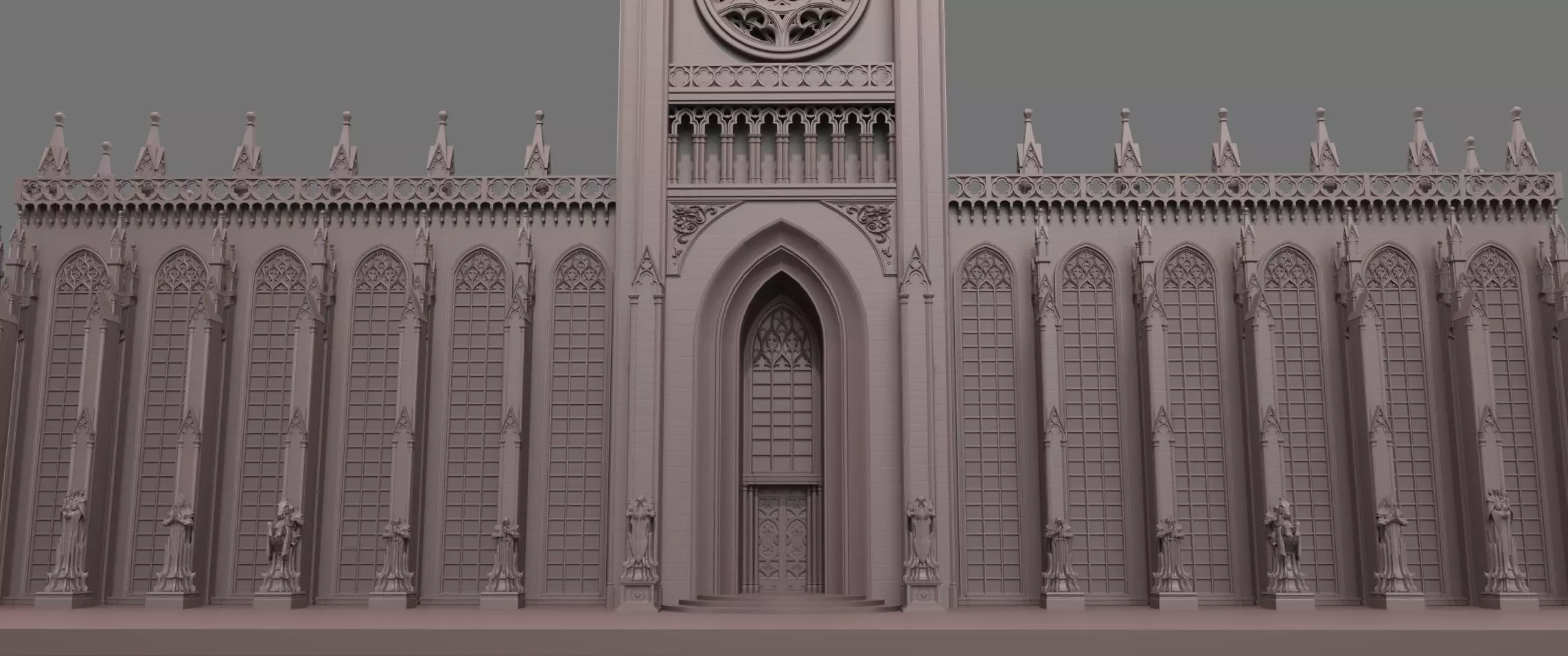 Gothic  architecture 3D model_8