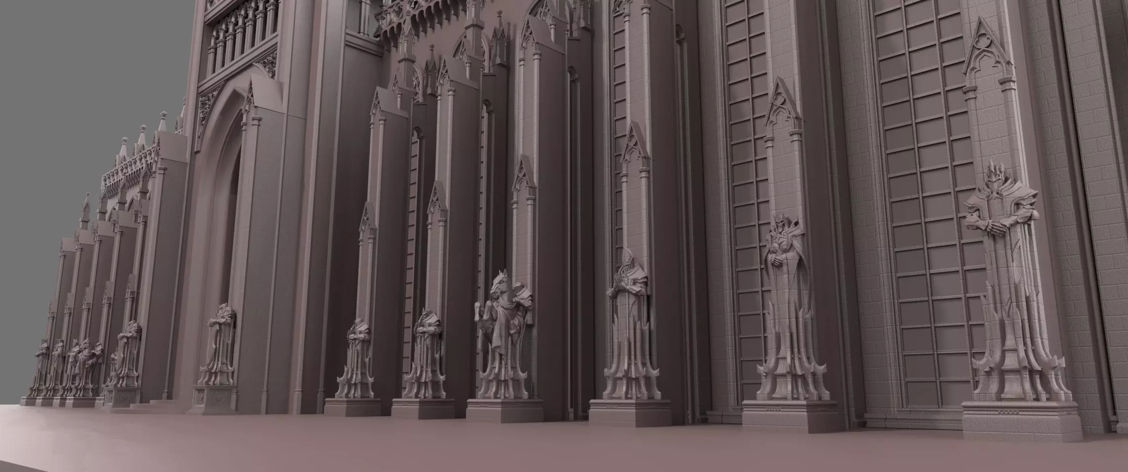 Gothic  architecture 3D model_0
