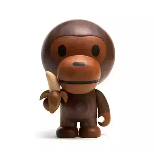 Bape Milo Banana Wooden toy