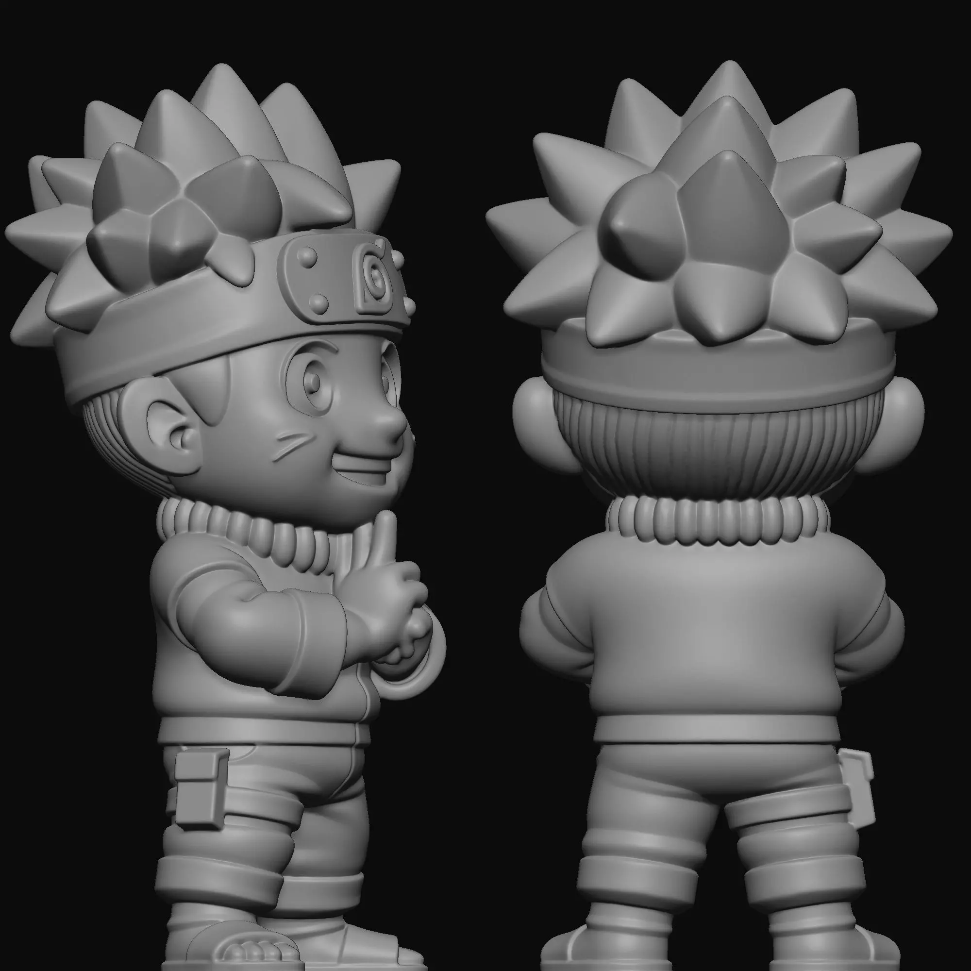 Naruto Chibi 3D print model_2