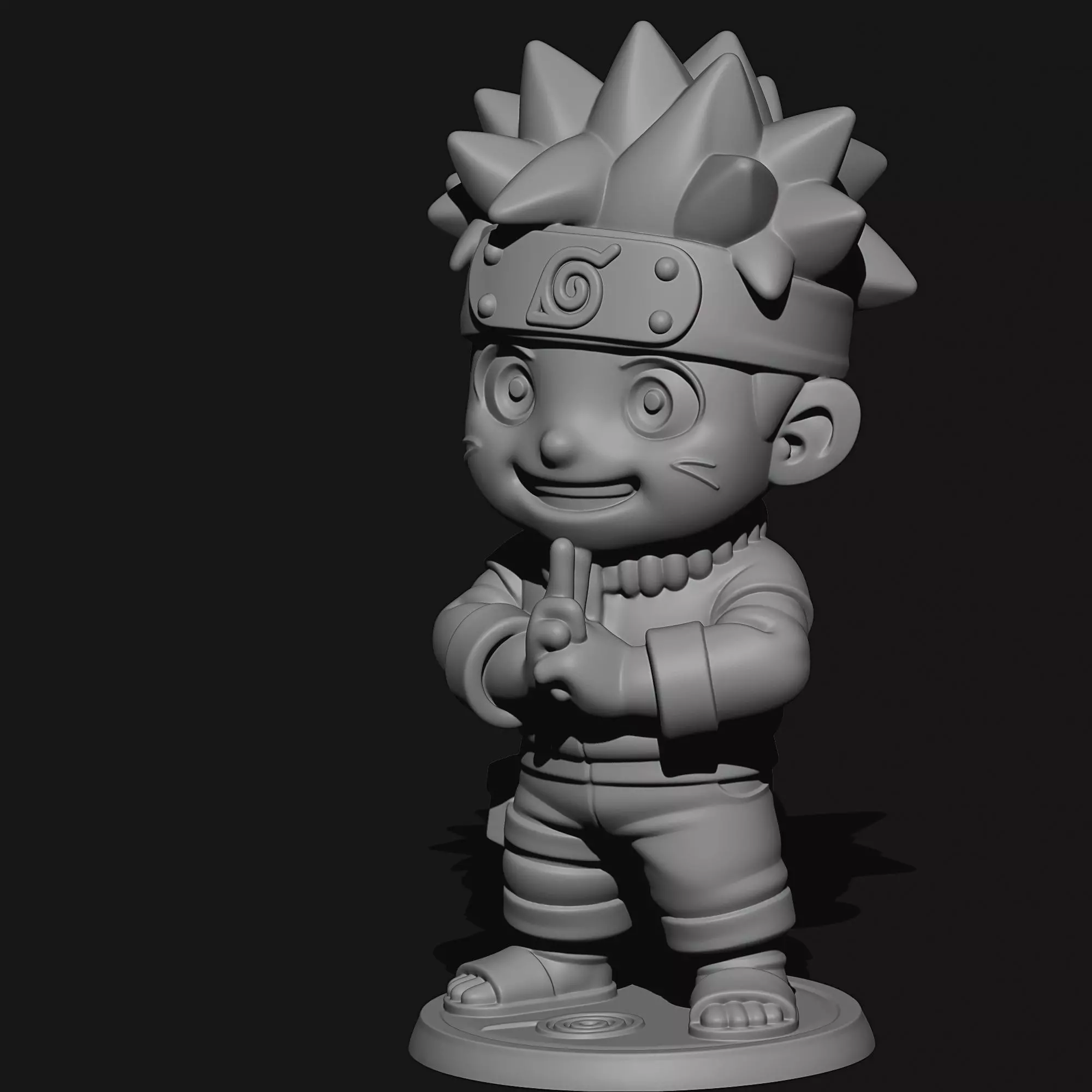Naruto Chibi 3D print model_6