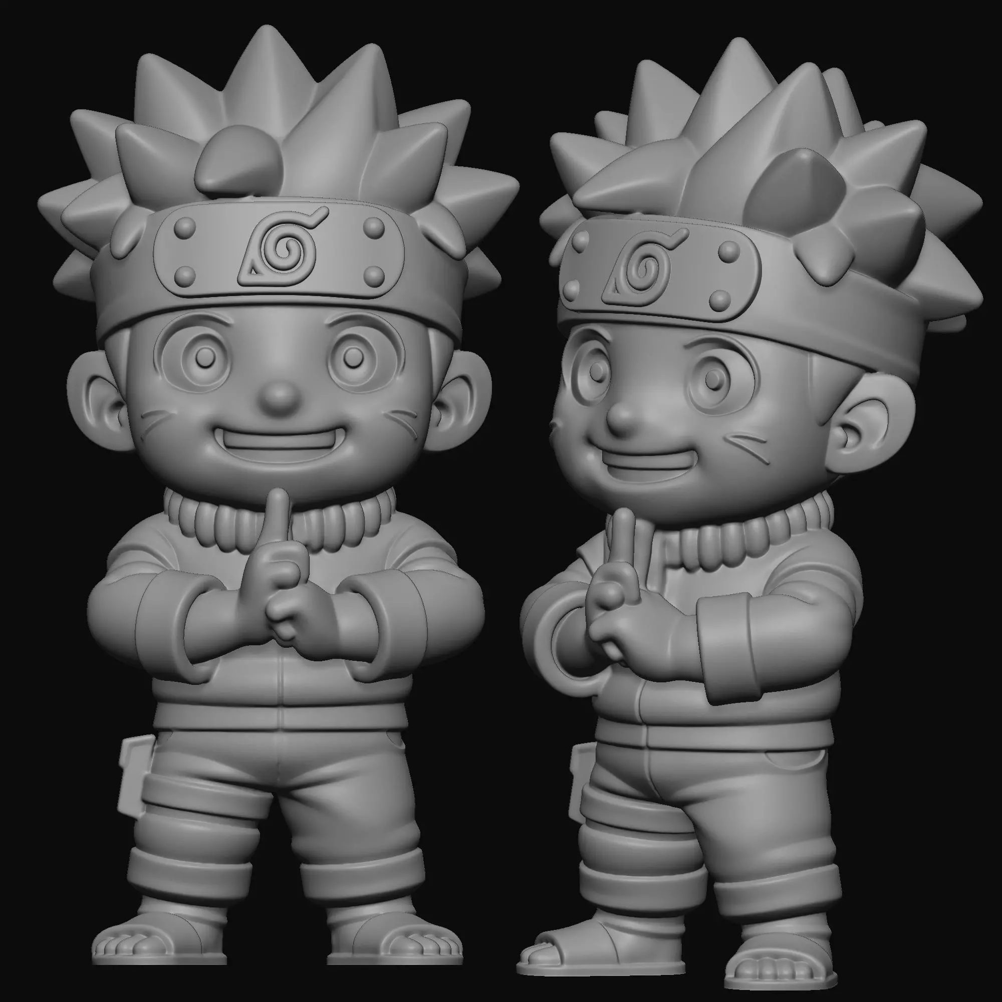 Naruto Chibi 3D print model_0