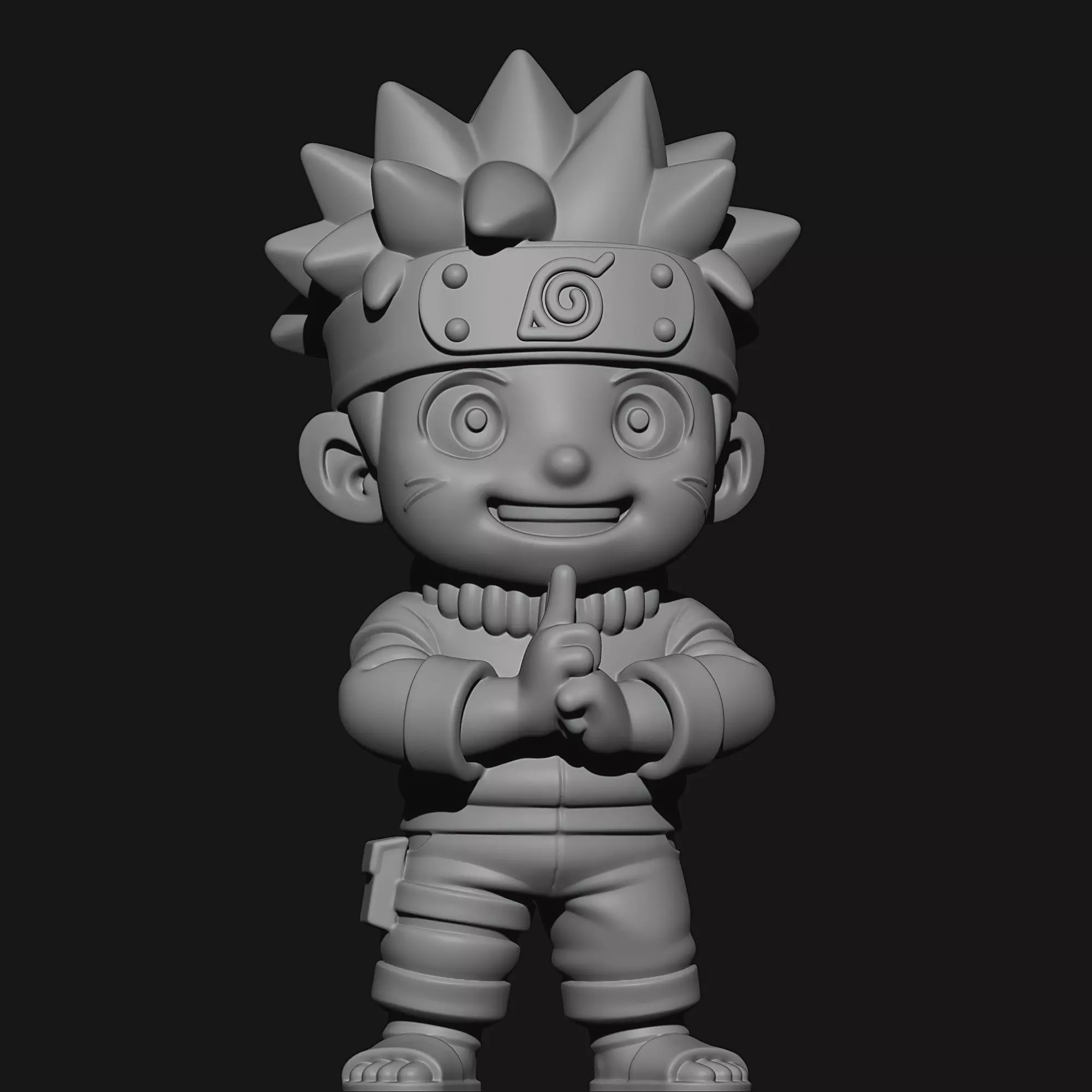 Naruto Chibi 3D print model_1