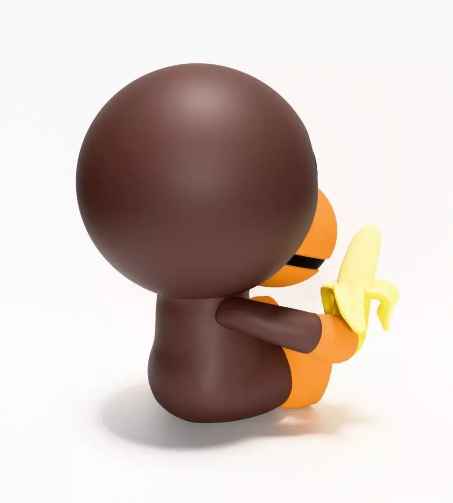 Bape Milo Banana toy 3D print model_15