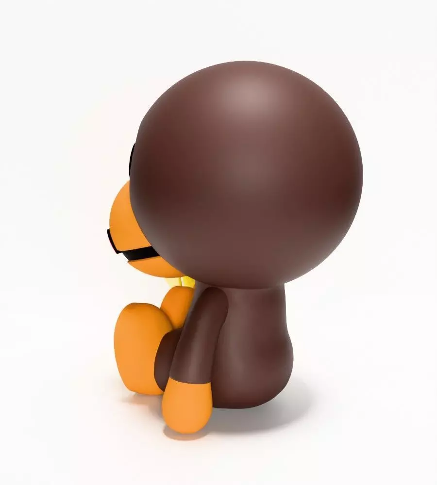 Bape Milo Banana toy 3D print model_8