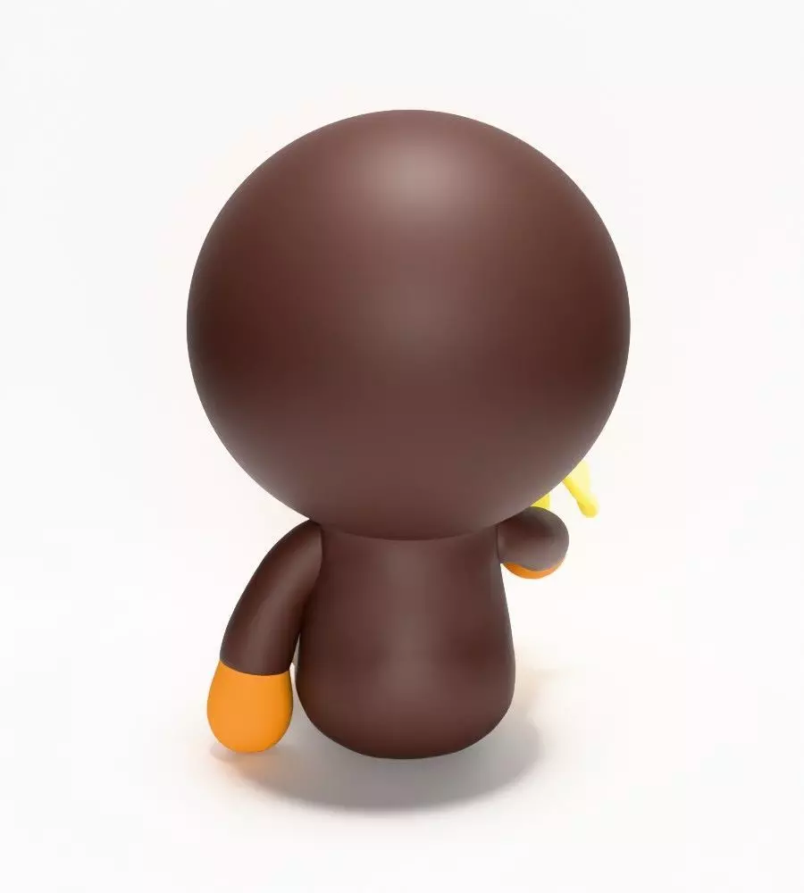 Bape Milo Banana toy 3D print model_11