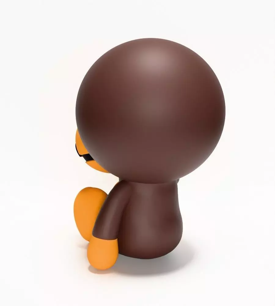 Bape Milo Banana toy 3D print model_9