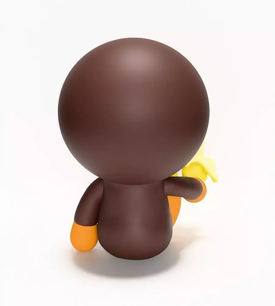 Bape Milo Banana toy 3D print model_12