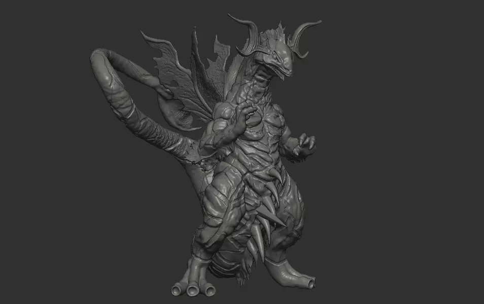 Ultraman Seven Kaiju Eleking Monster 3D Printable Model 3D print model_7