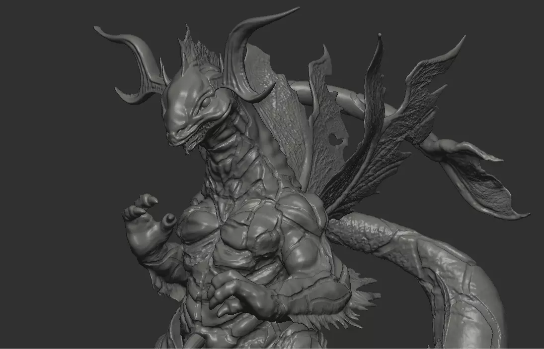 Ultraman Seven Kaiju Eleking Monster 3D Printable Model 3D print model_9