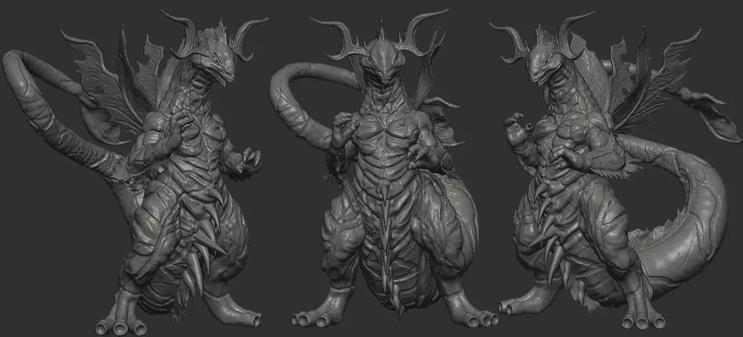 Ultraman Seven Kaiju Eleking Monster 3D Printable Model 3D print model_12