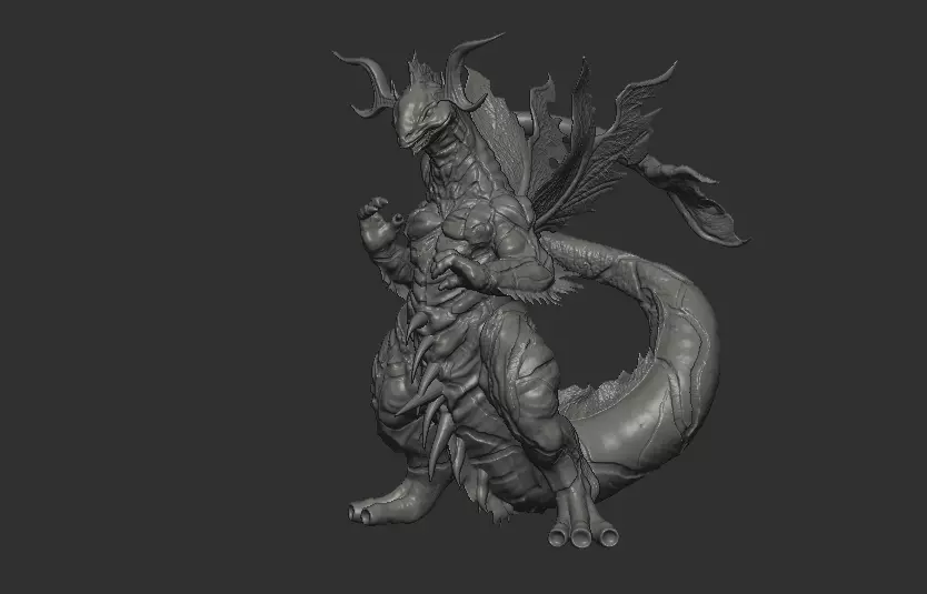 Ultraman Seven Kaiju Eleking Monster 3D Printable Model 3D print model_11