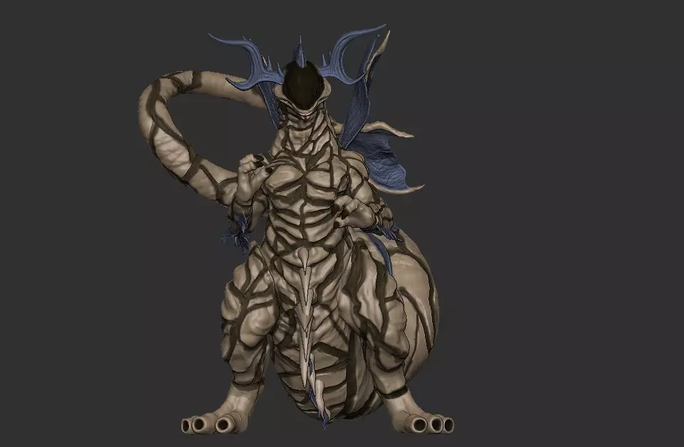 Ultraman Seven Kaiju Eleking Monster 3D Printable Model 3D print model_5