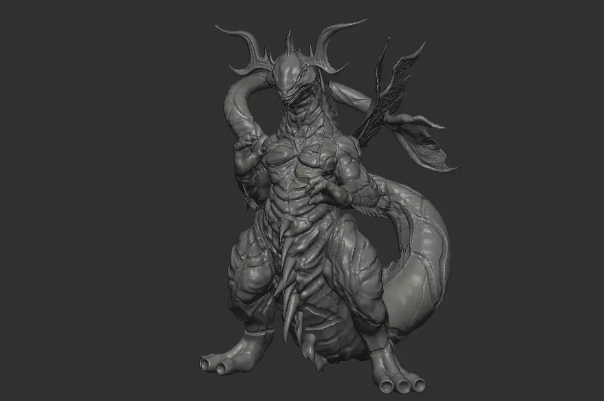 Ultraman Seven Kaiju Eleking Monster 3D Printable Model 3D print model_8