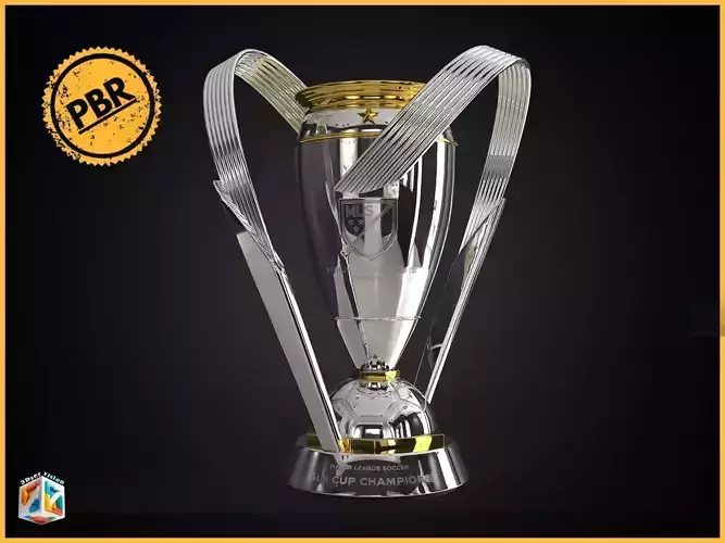 MLS Philip F Anschutz american soccer Award Trophy 3D model