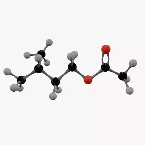 Isoamyl Acetate Molecule
