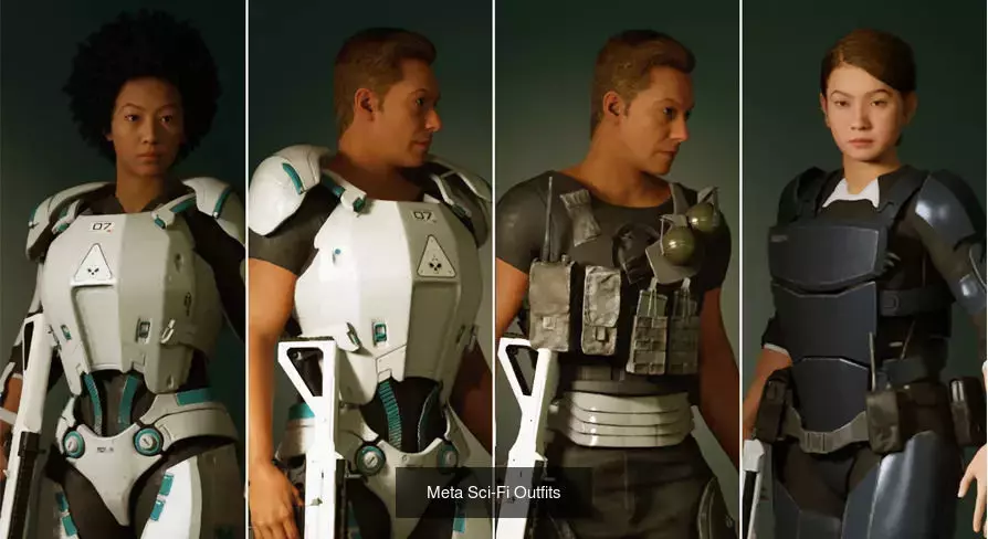 Metahuman Clothing Mega Bundle 3D Model Collection_11