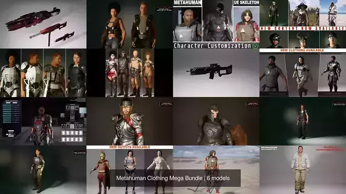 Metahuman Clothing Mega Bundle