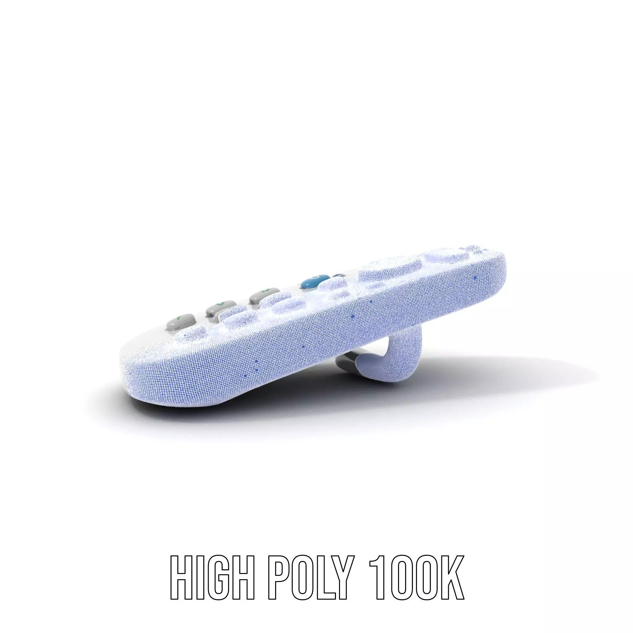 Colorful Remote Control model pack for versatile environments Low-poly 3D model_4