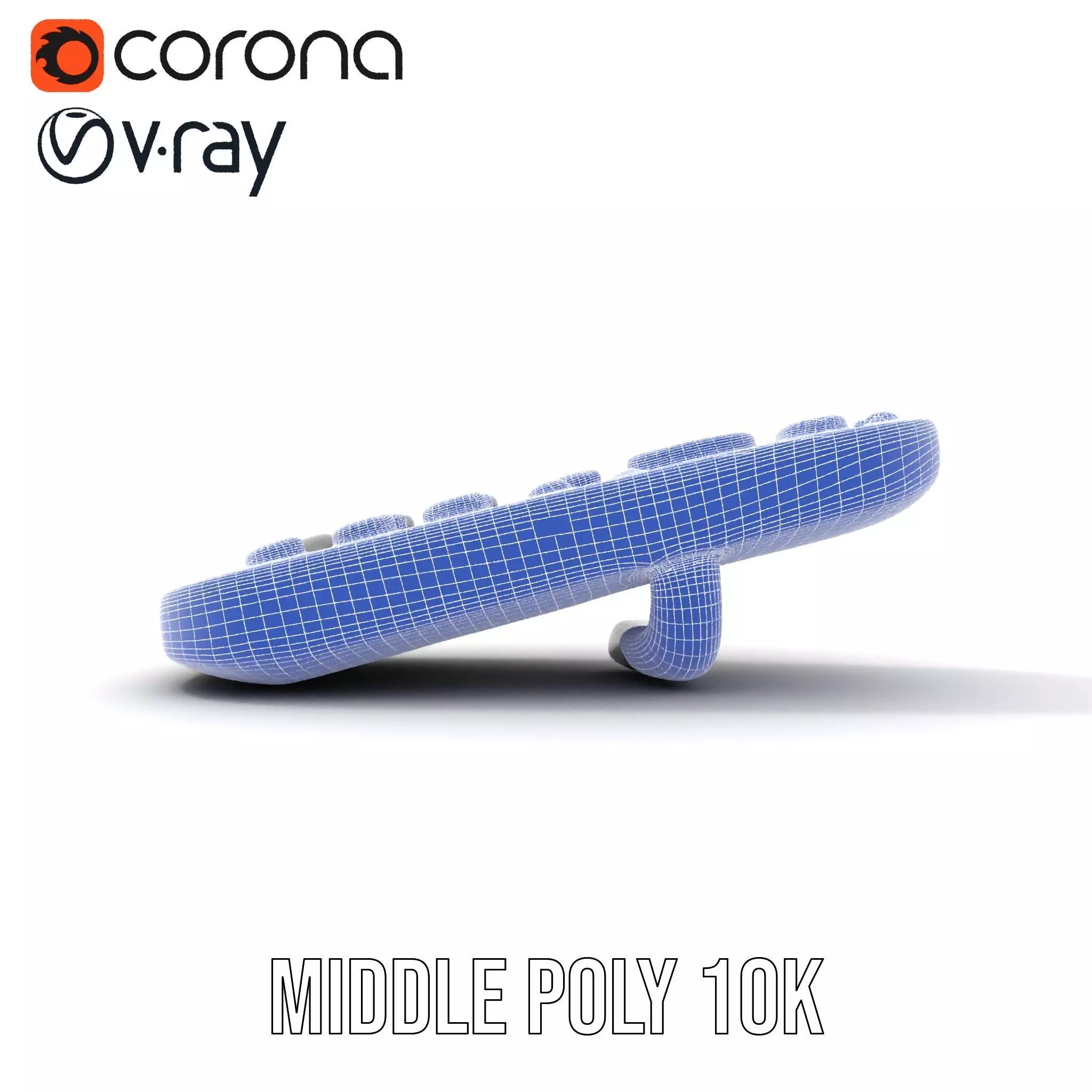 Colorful Remote Control model pack for versatile environments Low-poly 3D model_29