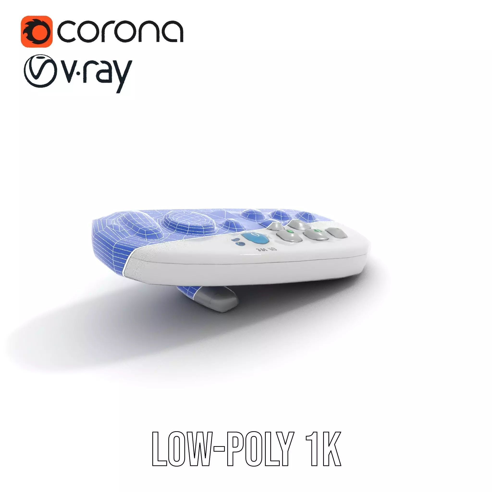 Colorful Remote Control model pack for versatile environments Low-poly 3D model_27