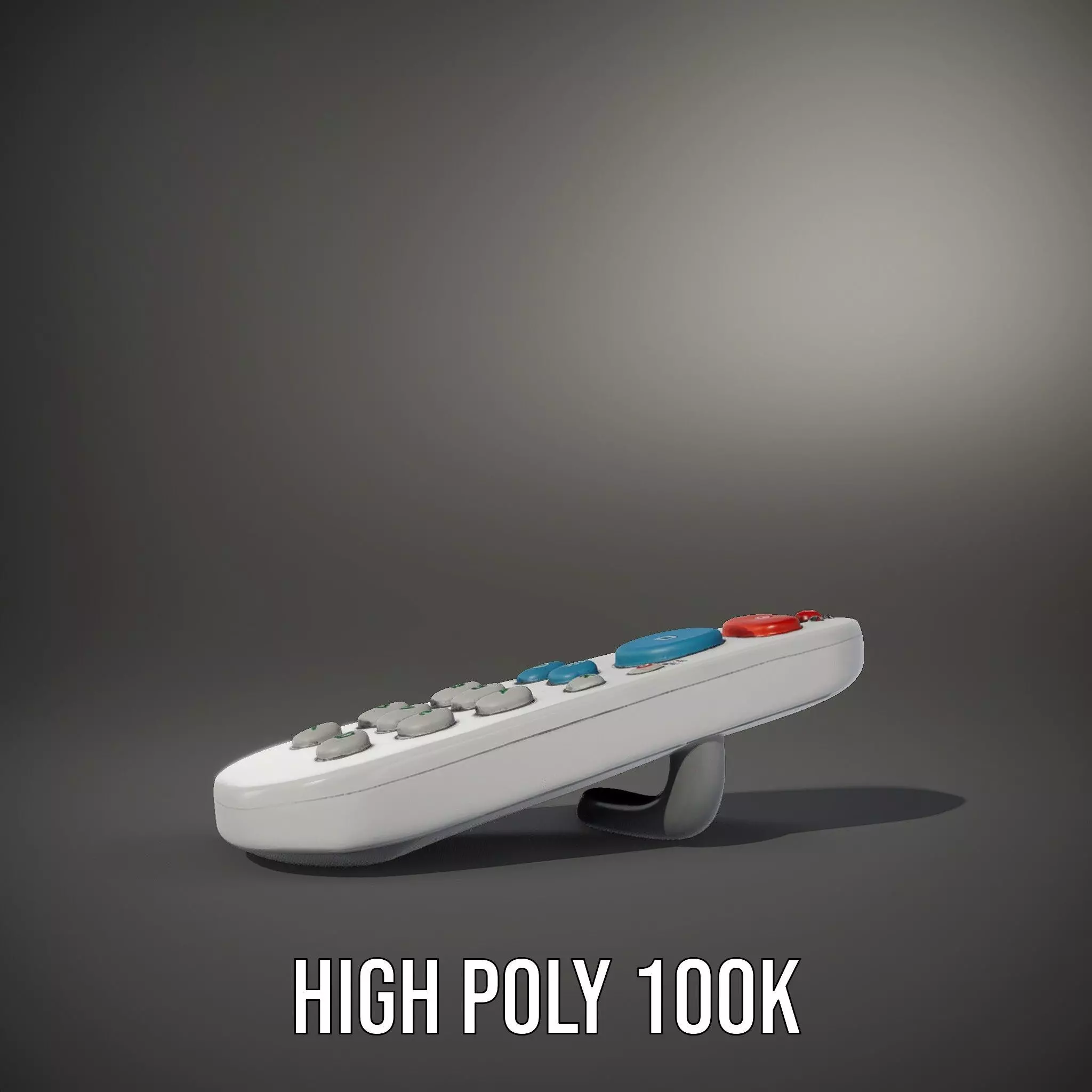 Colorful Remote Control model pack for versatile environments Low-poly 3D model_33