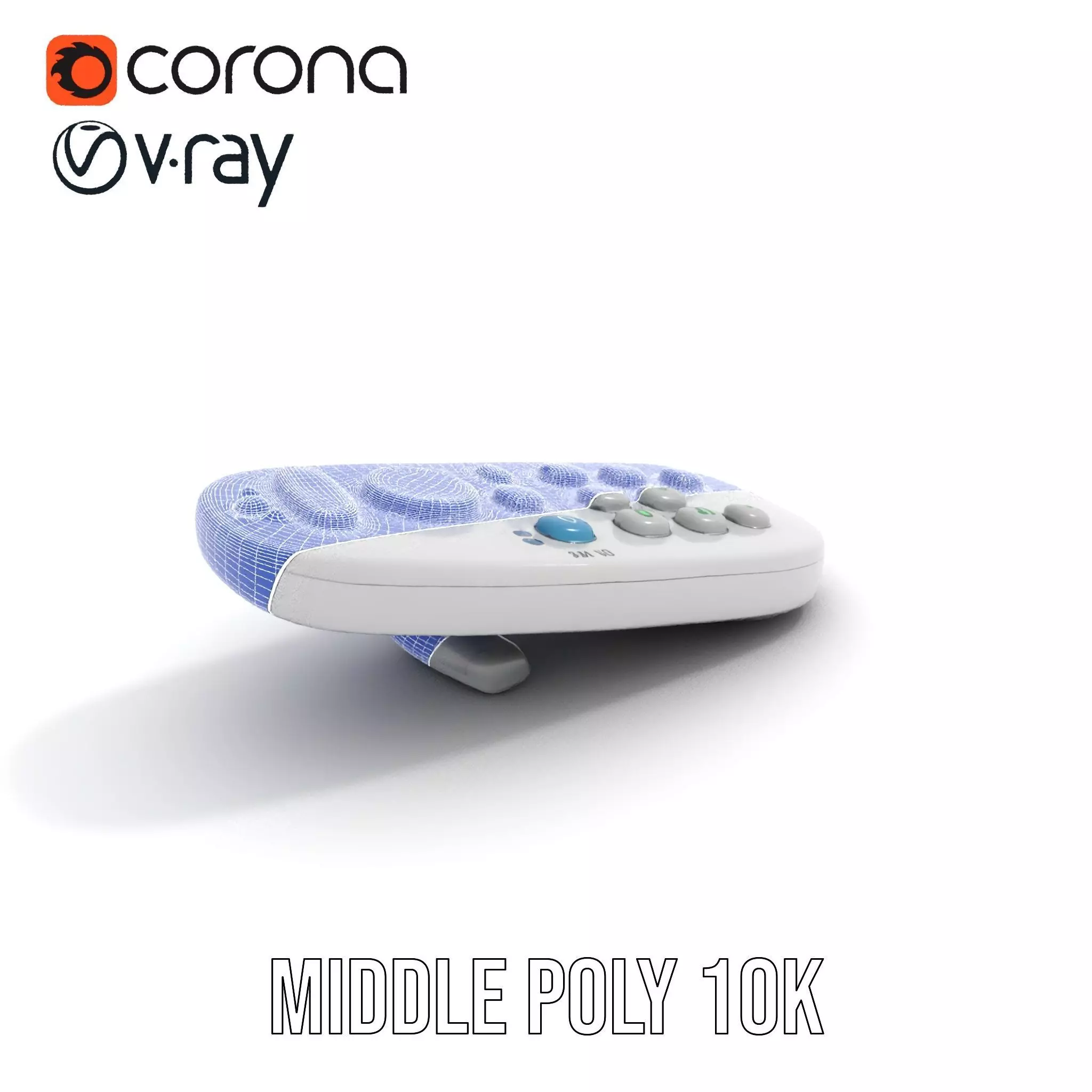 Colorful Remote Control model pack for versatile environments Low-poly 3D model_23