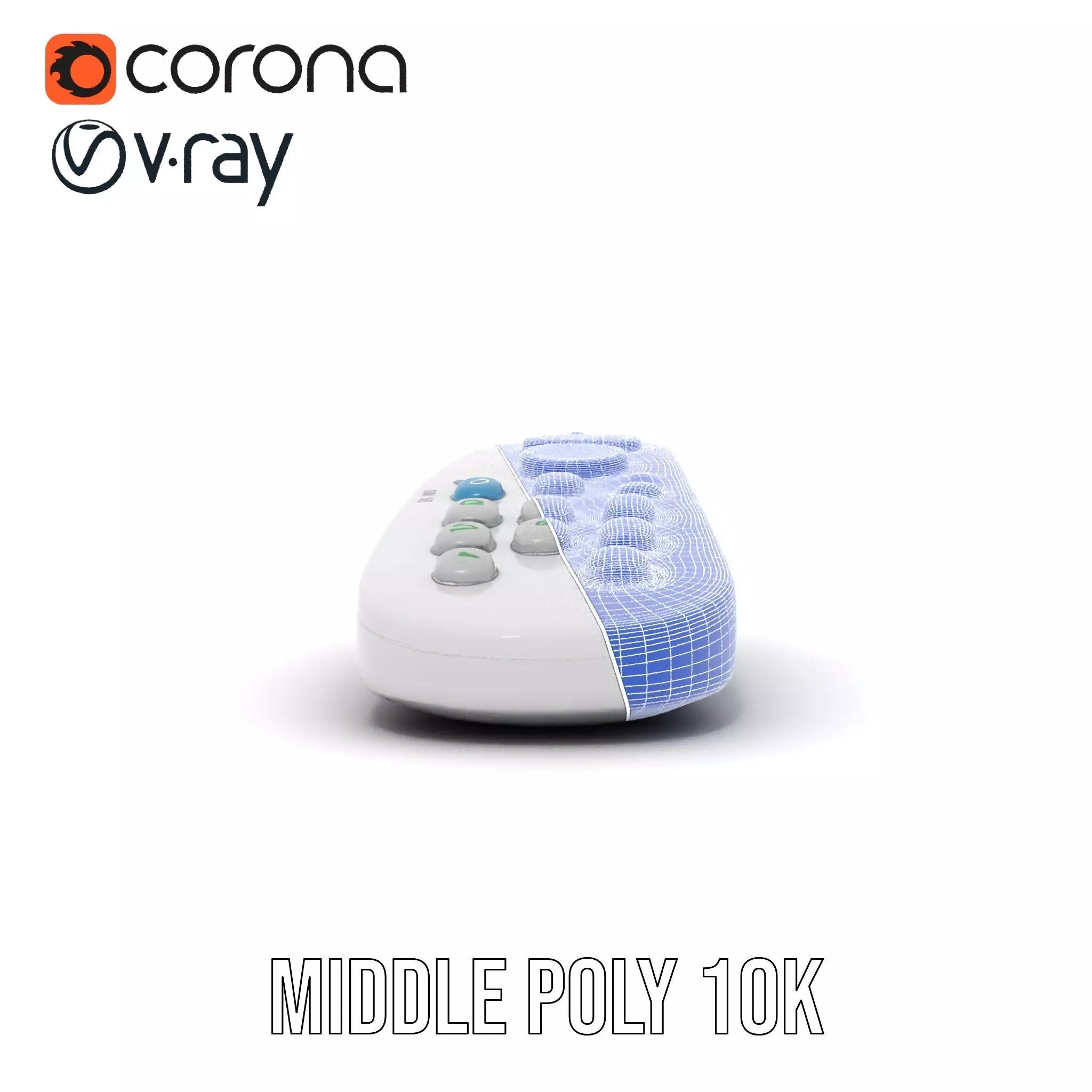 Colorful Remote Control model pack for versatile environments Low-poly 3D model_21