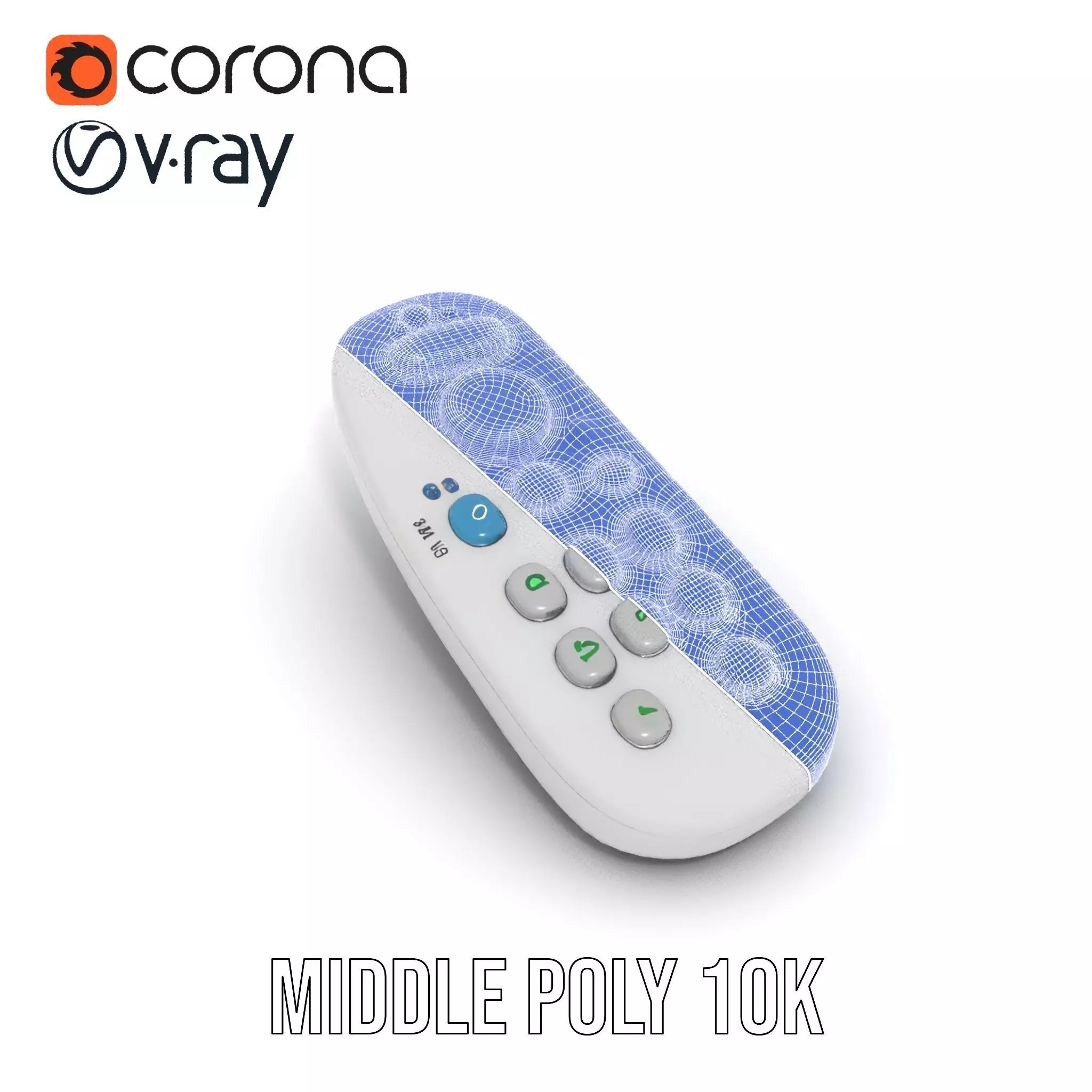 Colorful Remote Control model pack for versatile environments Low-poly 3D model_26