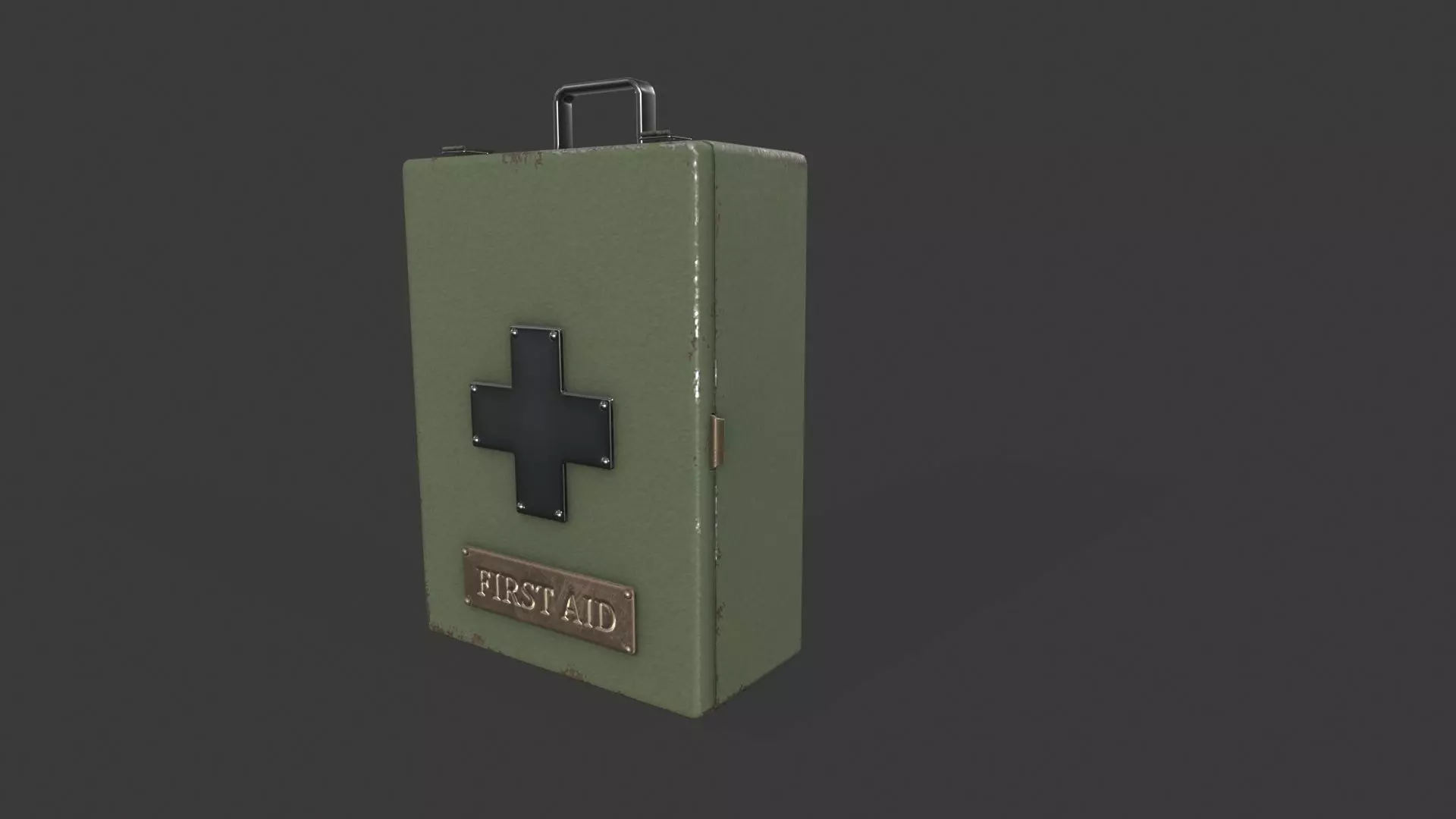 First Aid 01 Low-poly 3D model_5
