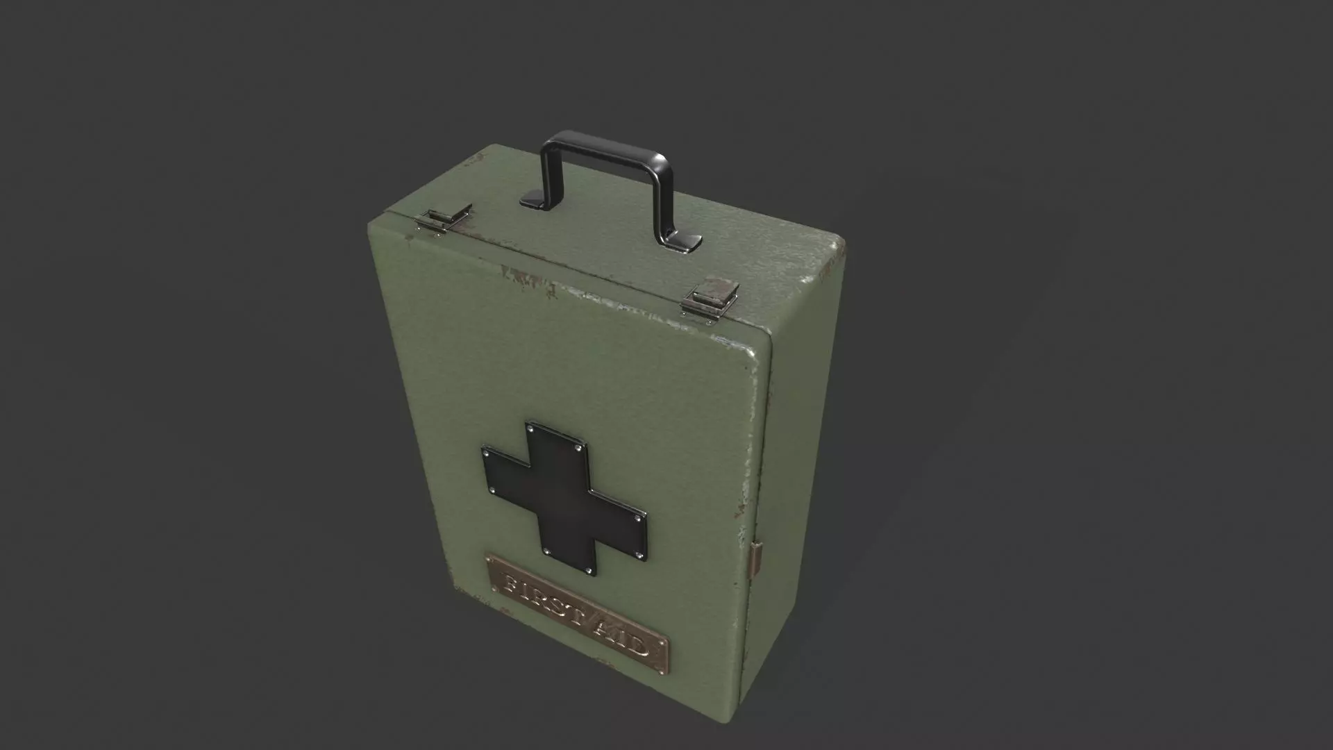 First Aid 01 Low-poly 3D model_6