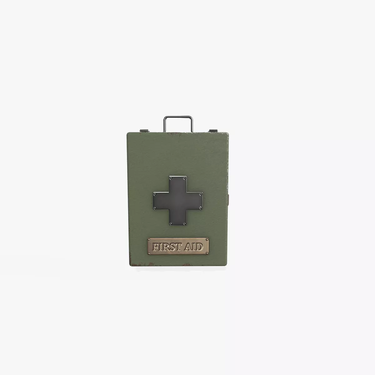 First Aid 01 Low-poly 3D model_0