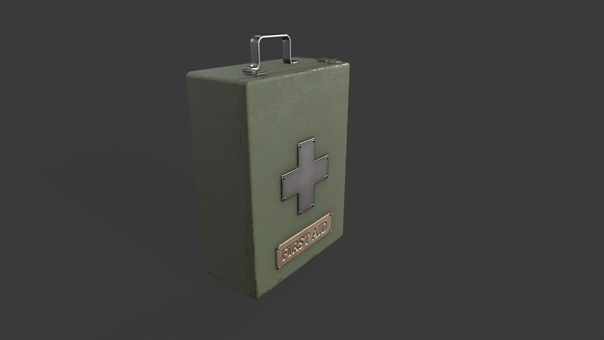 First Aid 01 Low-poly 3D model_3