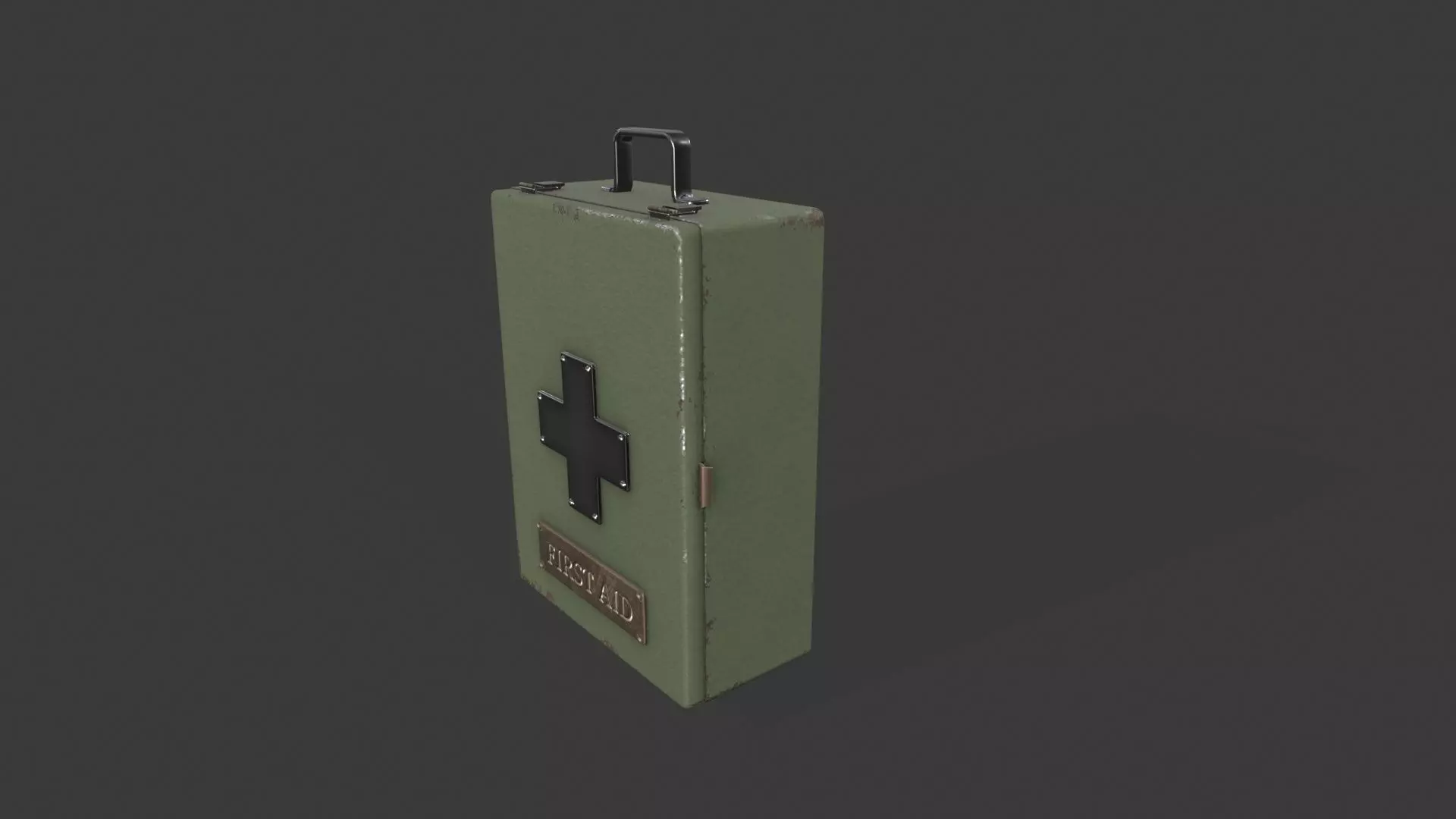 First Aid 01 Low-poly 3D model_4