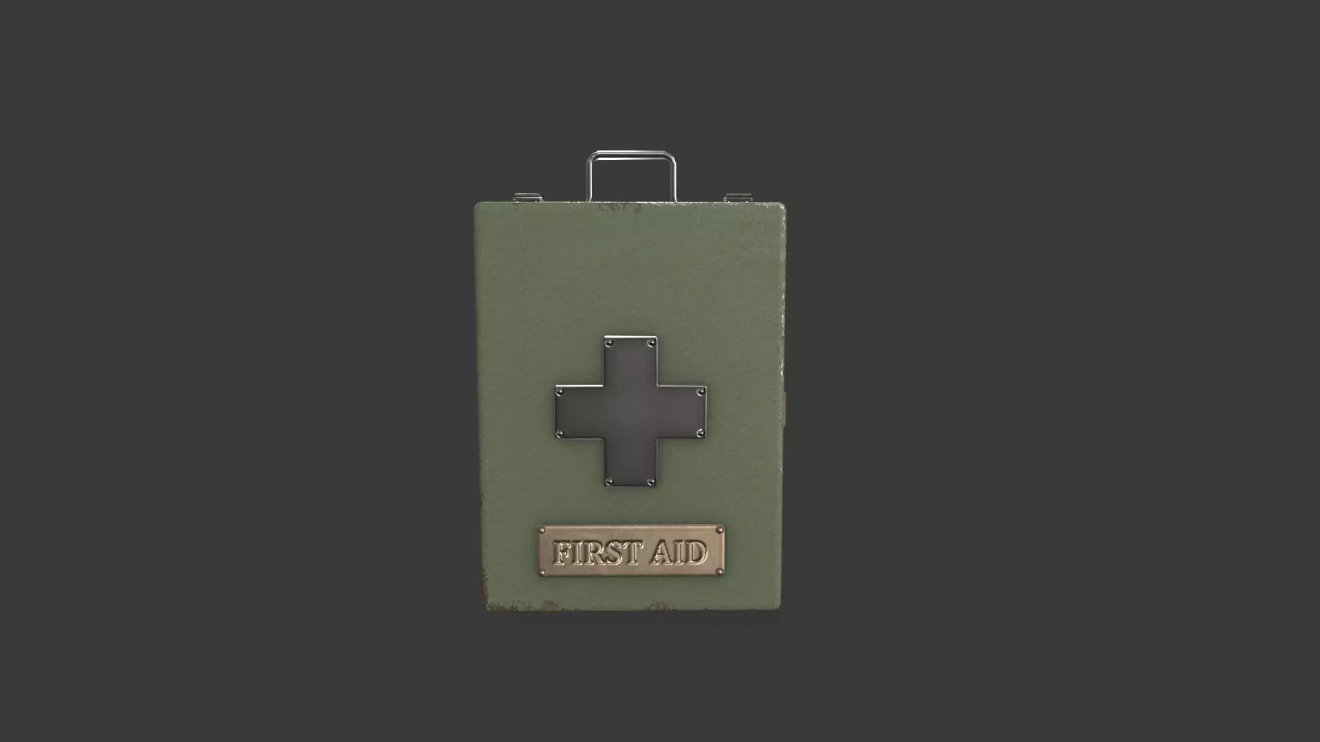 First Aid 01 Low-poly 3D model_2