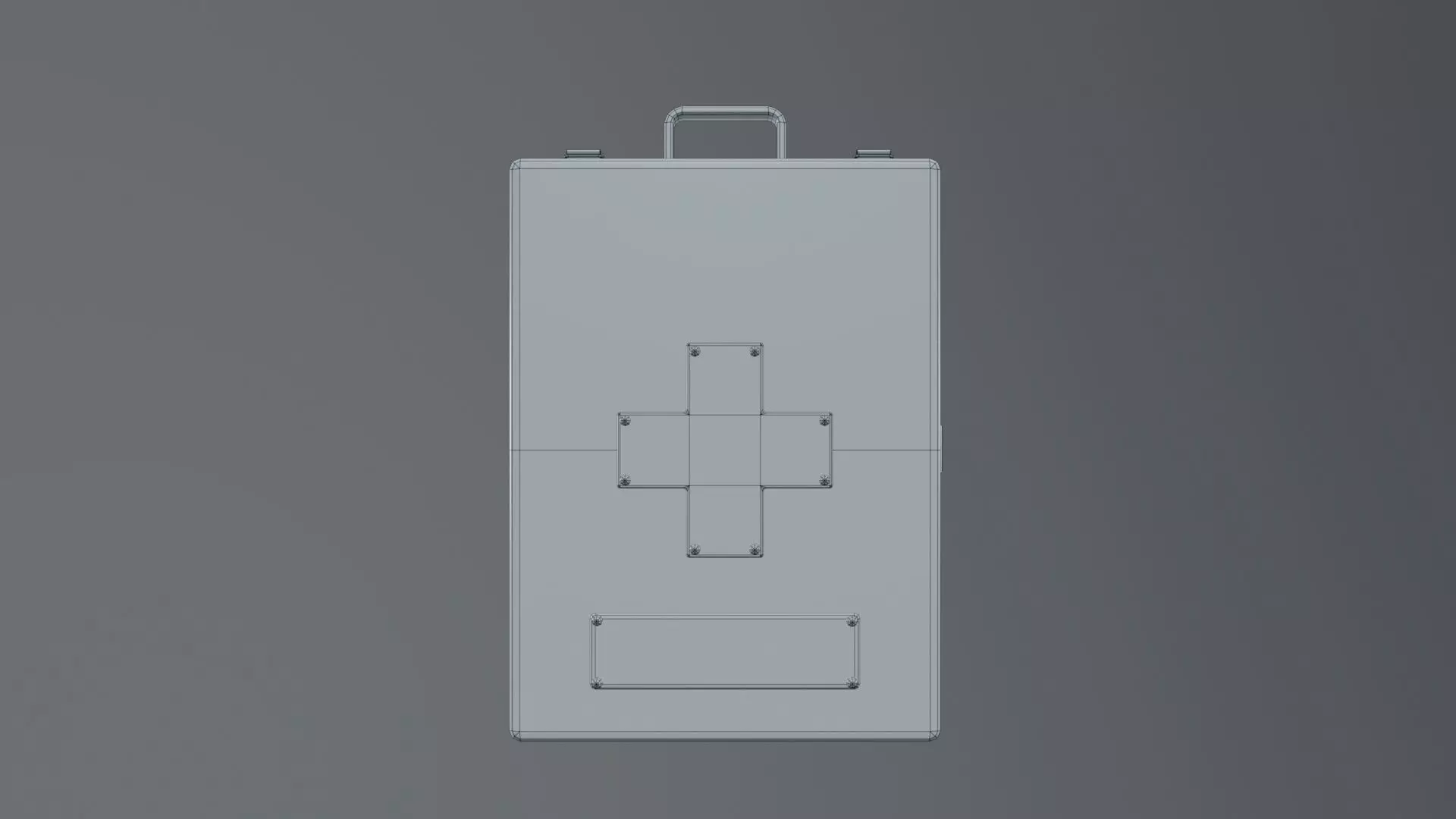 First Aid 01 Low-poly 3D model_7