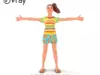 3D model Animated Female Character Casual Outfit Model Pack VR / AR ...
