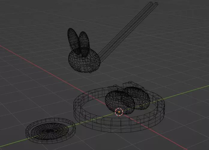 Gyoza Low-poly 3D model_4