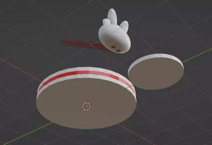 Gyoza Low-poly 3D model_1