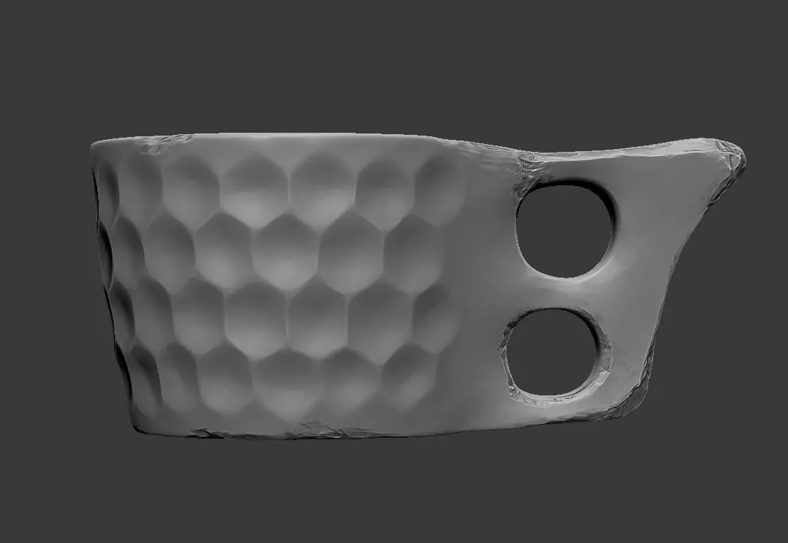 Wooden Cup 3D print model_1