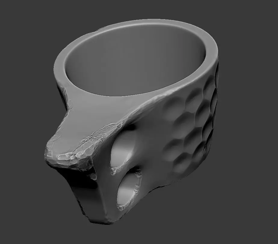 Wooden Cup 3D print model_2