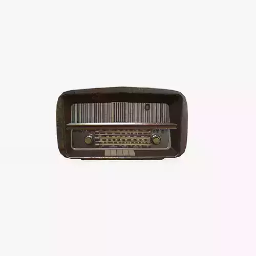 Radio Low-poly 3D model