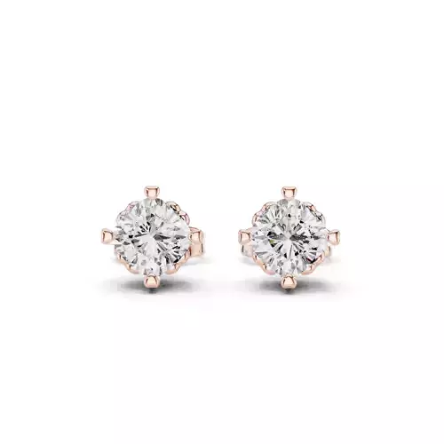 Solitaire Cushion Cut Diamond Stud Earring 3DM STL Video 3D print model