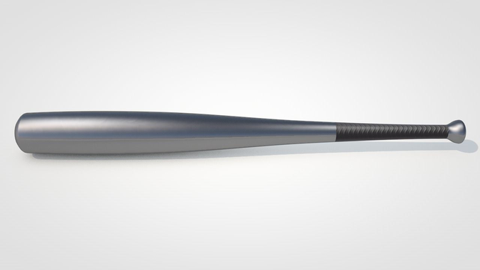 Aluminum Baseball Bat 3D model