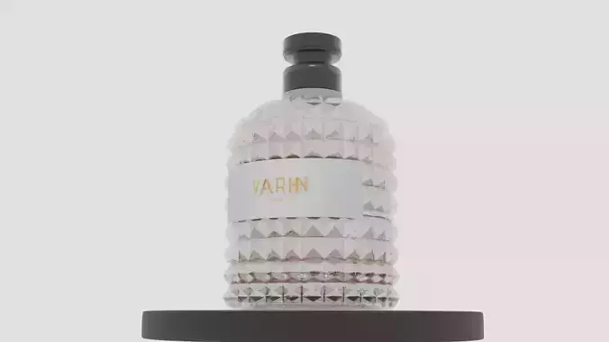 Elegant 3D Perfume Bottle with Luxury Design