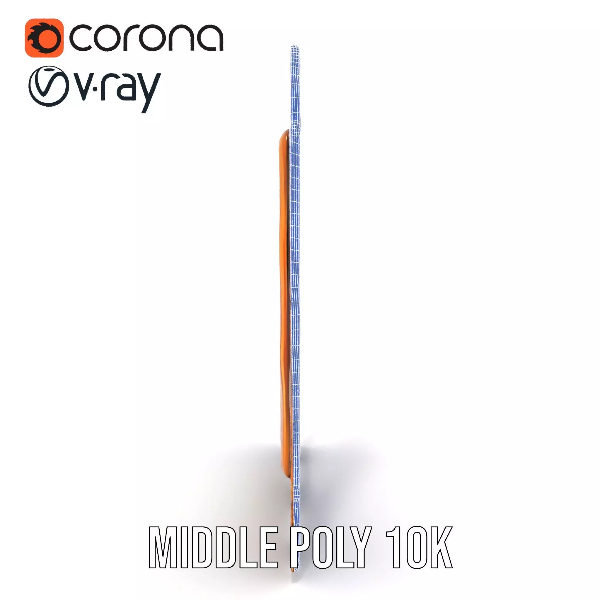 Ornate Baroque Picture Frame model pack for production rendering Low-poly 3D model_27