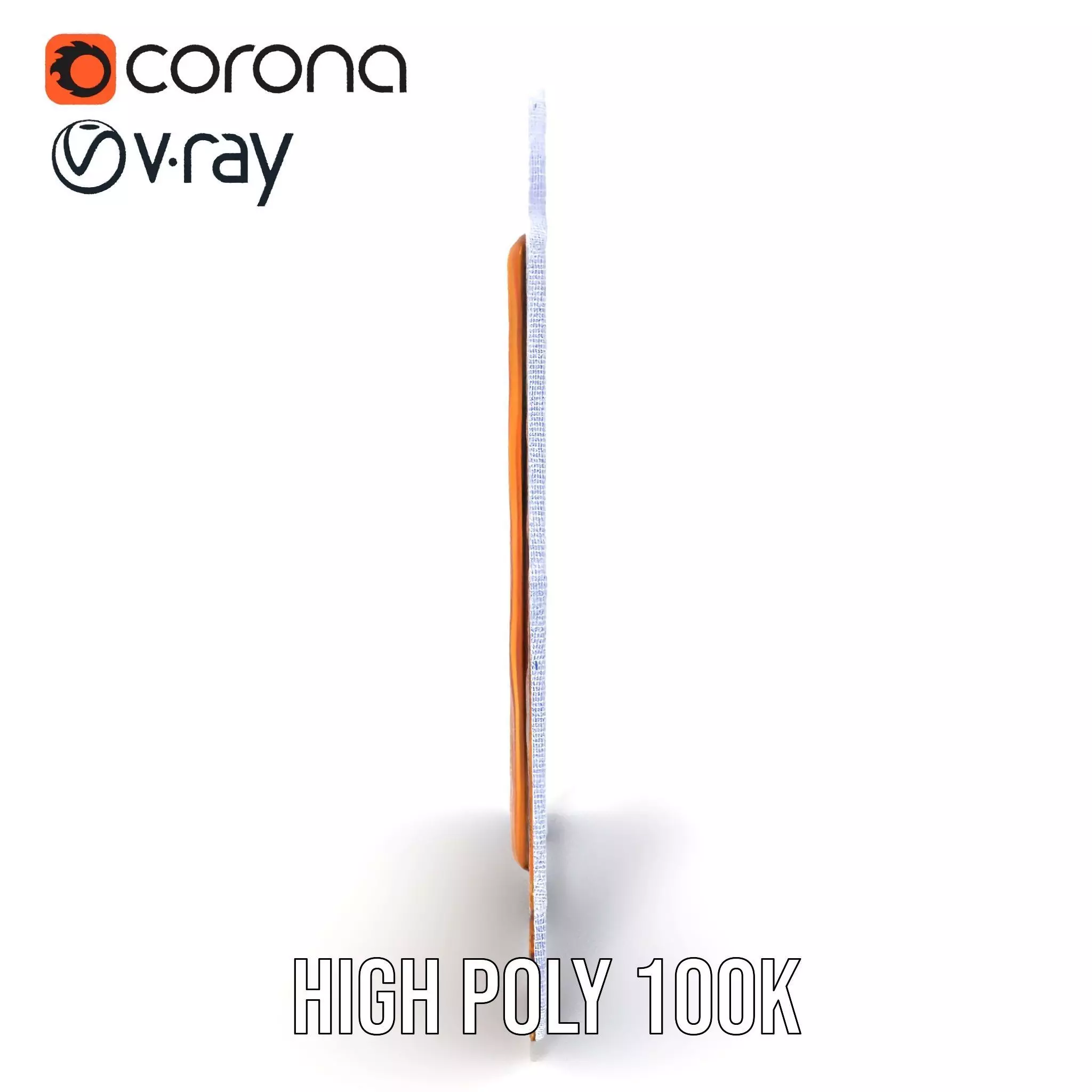 Ornate Baroque Picture Frame model pack for production rendering Low-poly 3D model_33